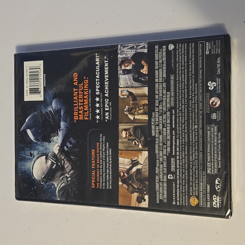 The Dark Knight Rises DVD - Picture 2 of 2